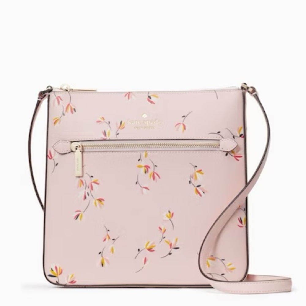 Kate Spade Sadie North South Crossbody Pink Floral